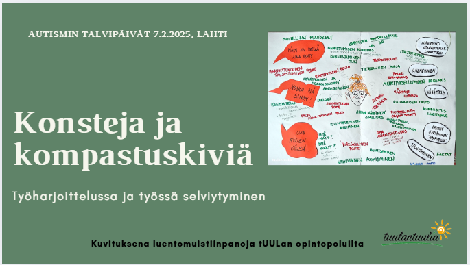 Konsteja ja kompastuskuviä diaesityksen kuva